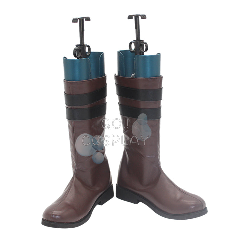 Frieren Stark Cosplay Winter Attire Boots Buy