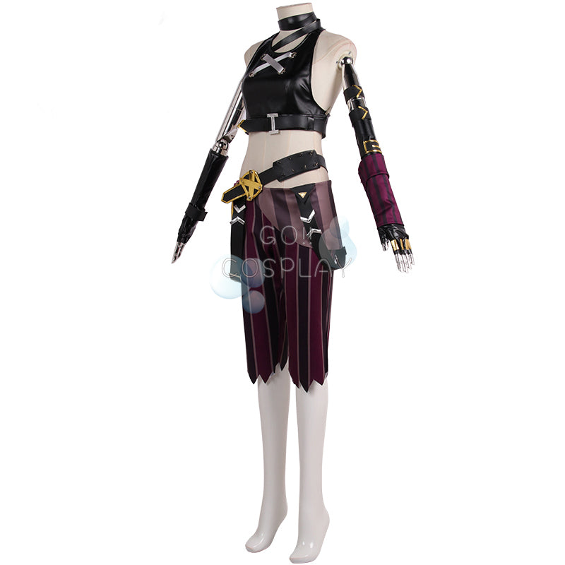 Custom Made Arcane Jinx Cosplay Outfit Buy