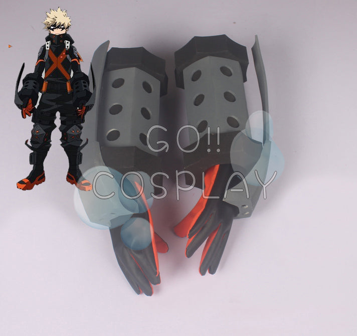 Bakugo World Heroes Mission Cosplay Gauntlets Gloves for Sale