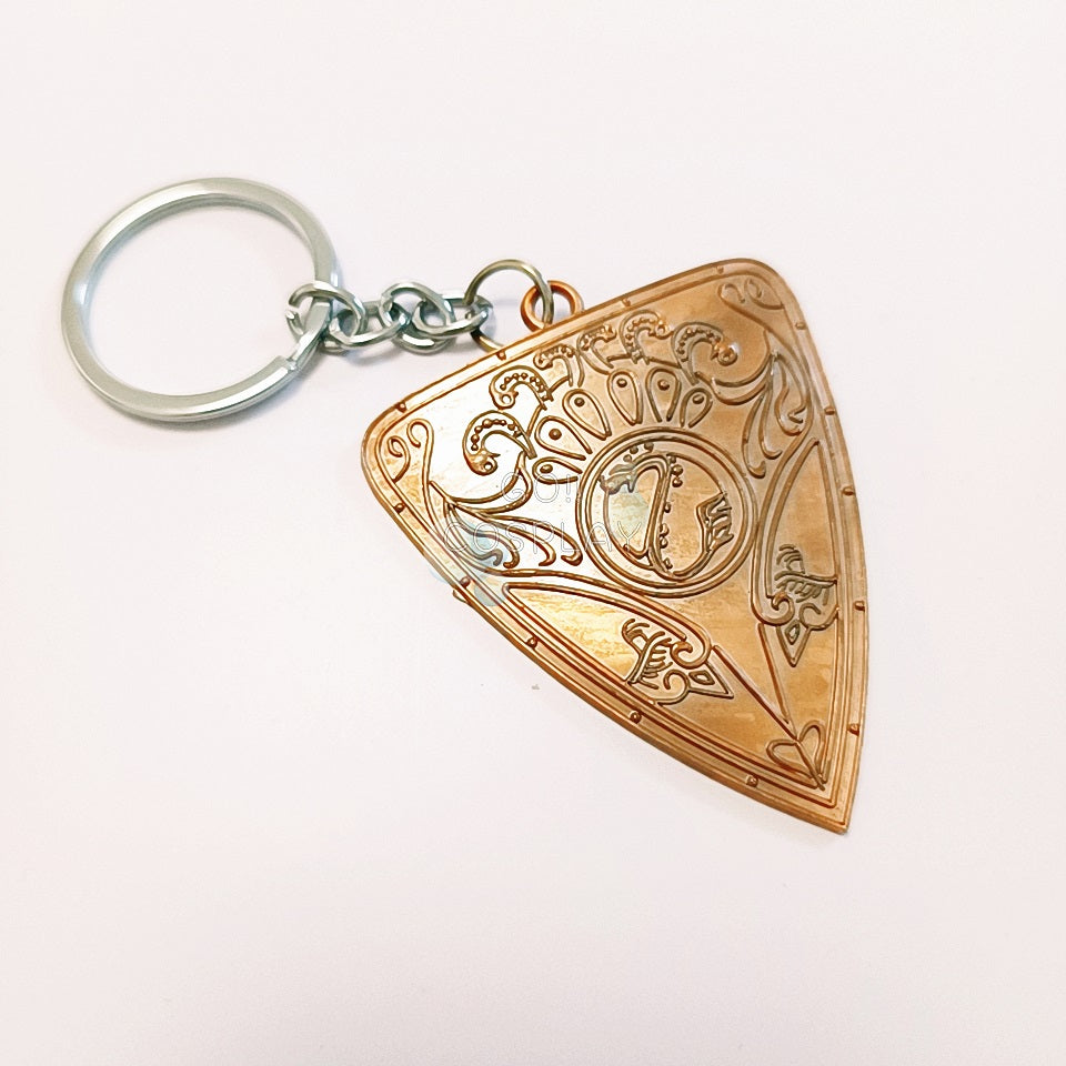 Brass Shield Keychain Elden Ring Inspired Gift Buy