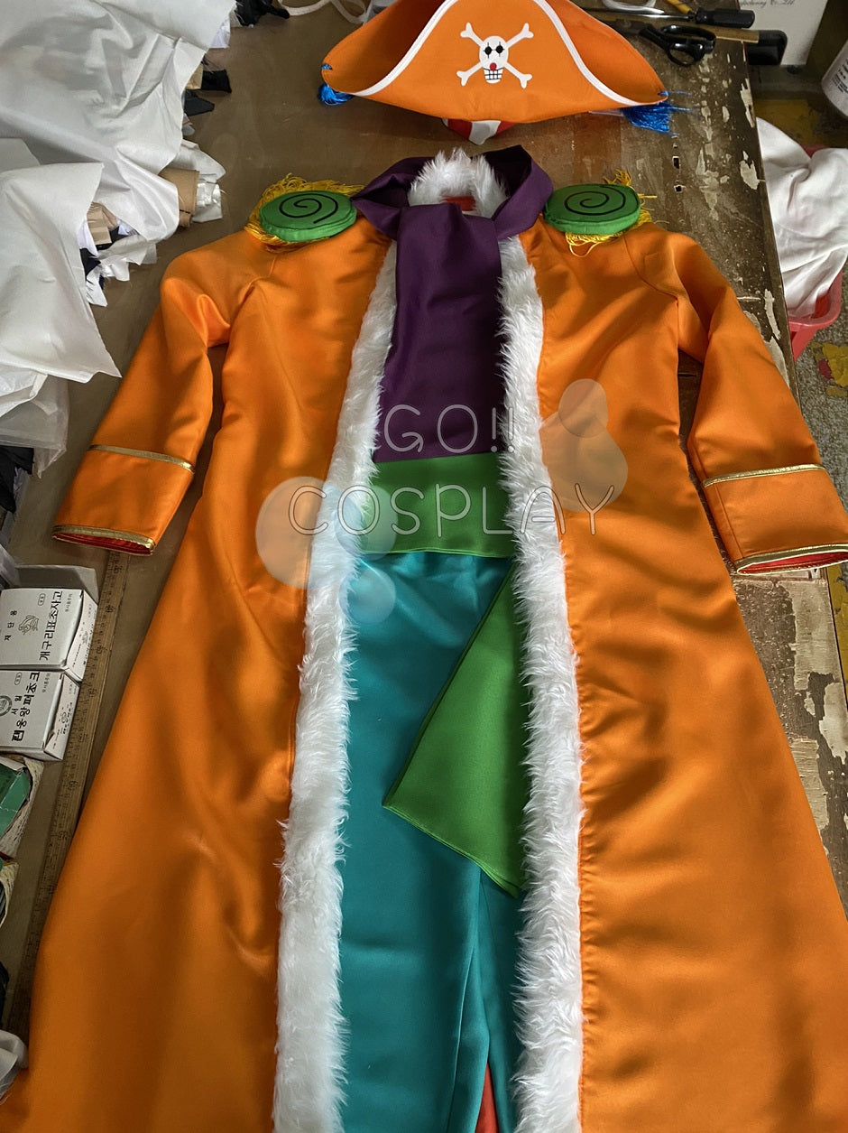 One Piece Buggy Pirate Captain Outfit Buy