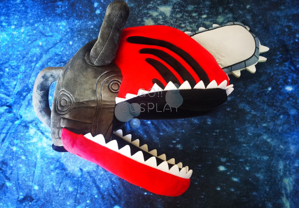 Chainsaw Man Plush Helmet for Sale