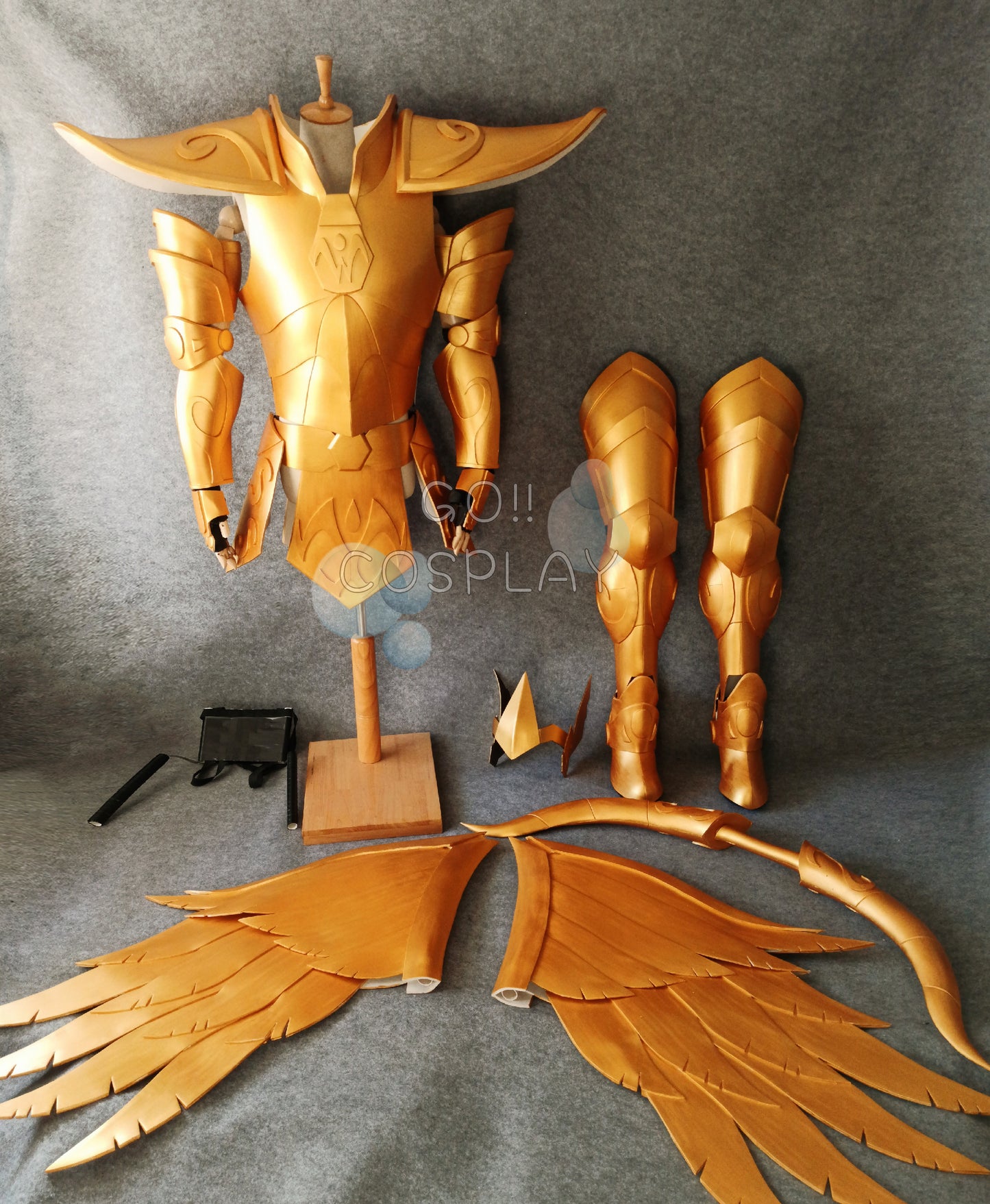 Customize Saint Seiya Sagittarius Aiolos Cosplay Gold Cloth