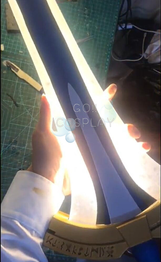 Fate/Prototype Saber Arthur Pendragon Sword Glowing Excalibur Proto