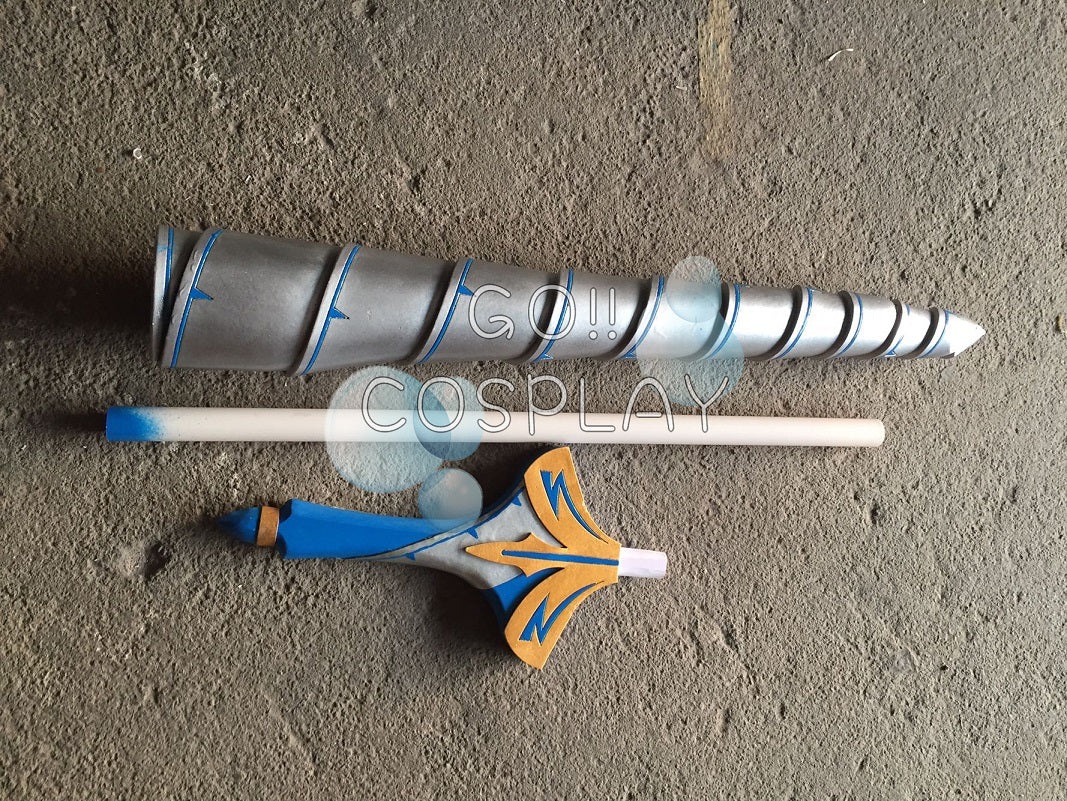 Fate/stay night Archer EMIYA Caladbolg II The Fake Spiral Sword Cosplay Prop