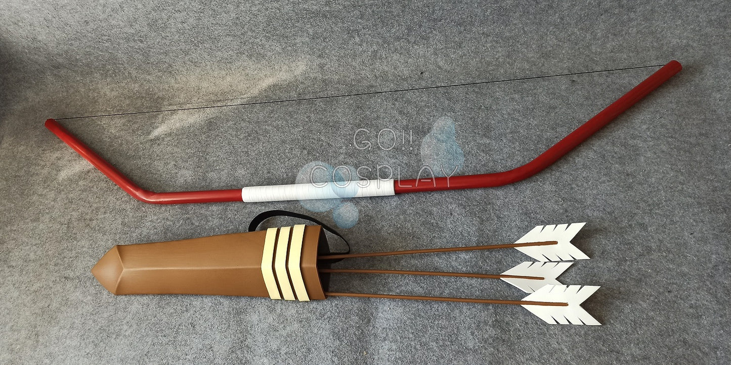 Hanyo no Yashahime Moroha Weapon Bow Cosplay Prop
