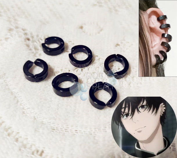 Hirofumi Yoshida Chainsaw Man Cosplay Earrings