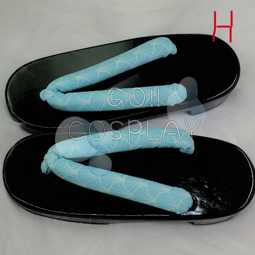Japanese Wooden Geta Slippers Cosplay Buy