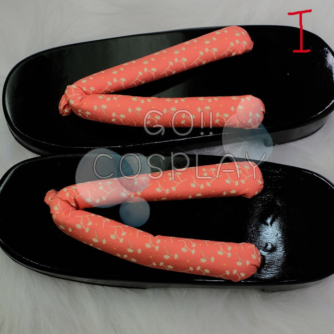 Japanese Wooden Geta Slippers Cosplay