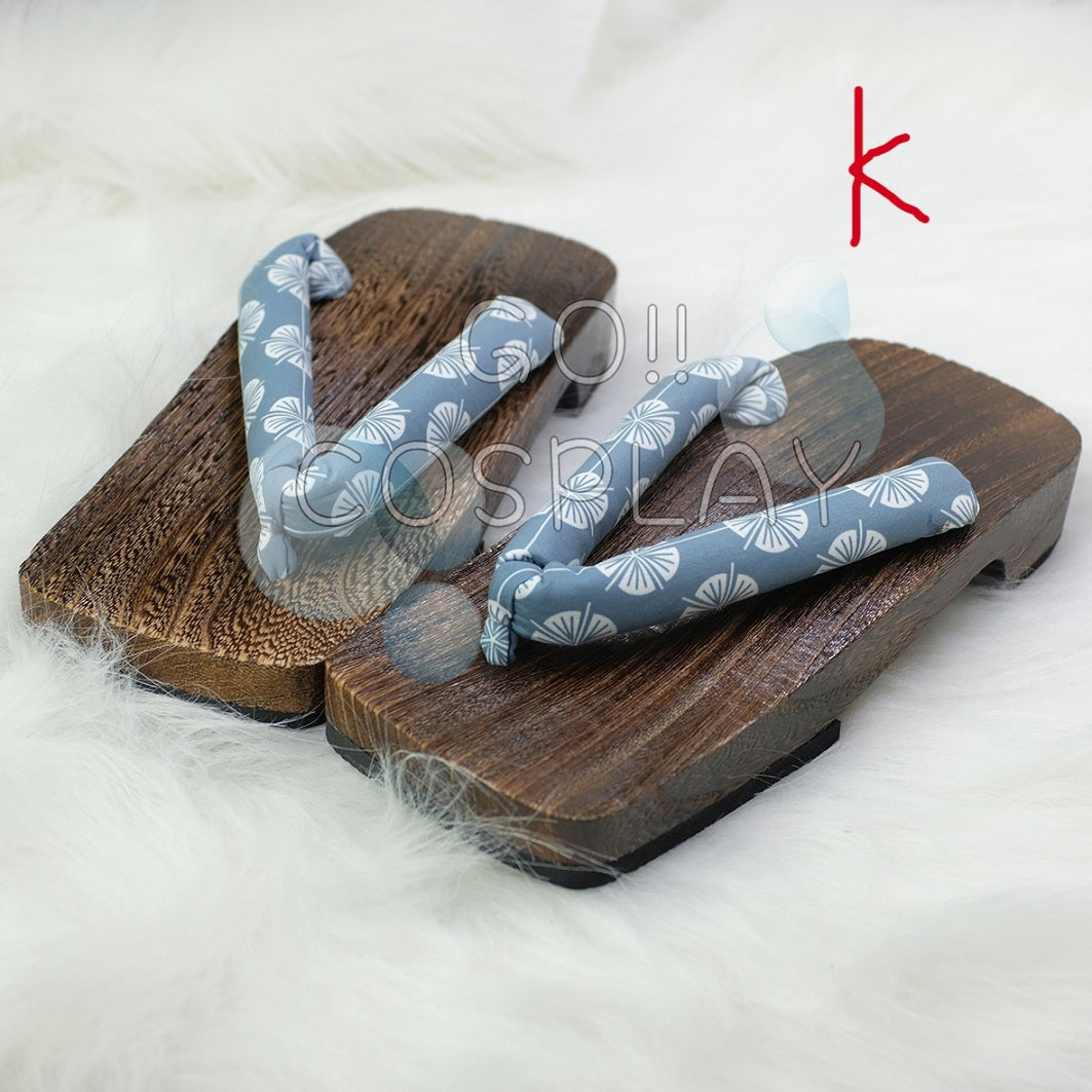 Japanese Wooden Geta Shoes Cosplay Buy