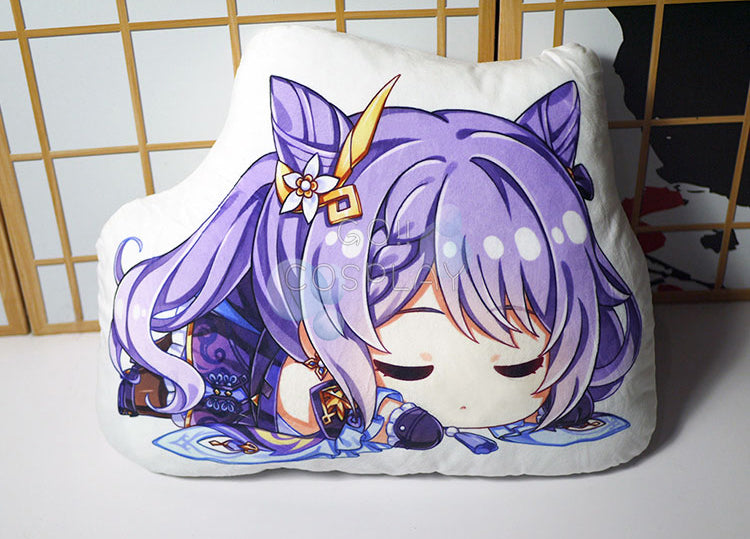 Genshin Impact Keqing Plush Cushion for Sale