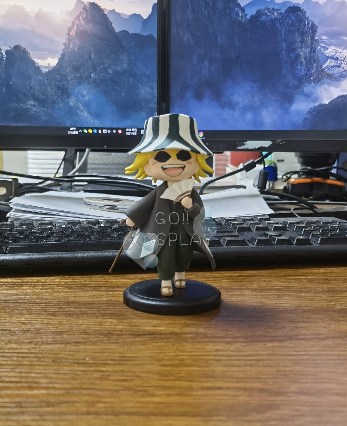 Kisuke Urahara Custom Chibi Figure Bleach