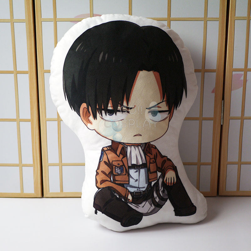 Attack on Titan Levi Ackermann Plush Cushion Pillow for Sale