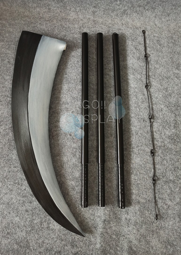 Naruto Shippuden Madara Uchiha Weapon Kama Sickle Cosplay Prop