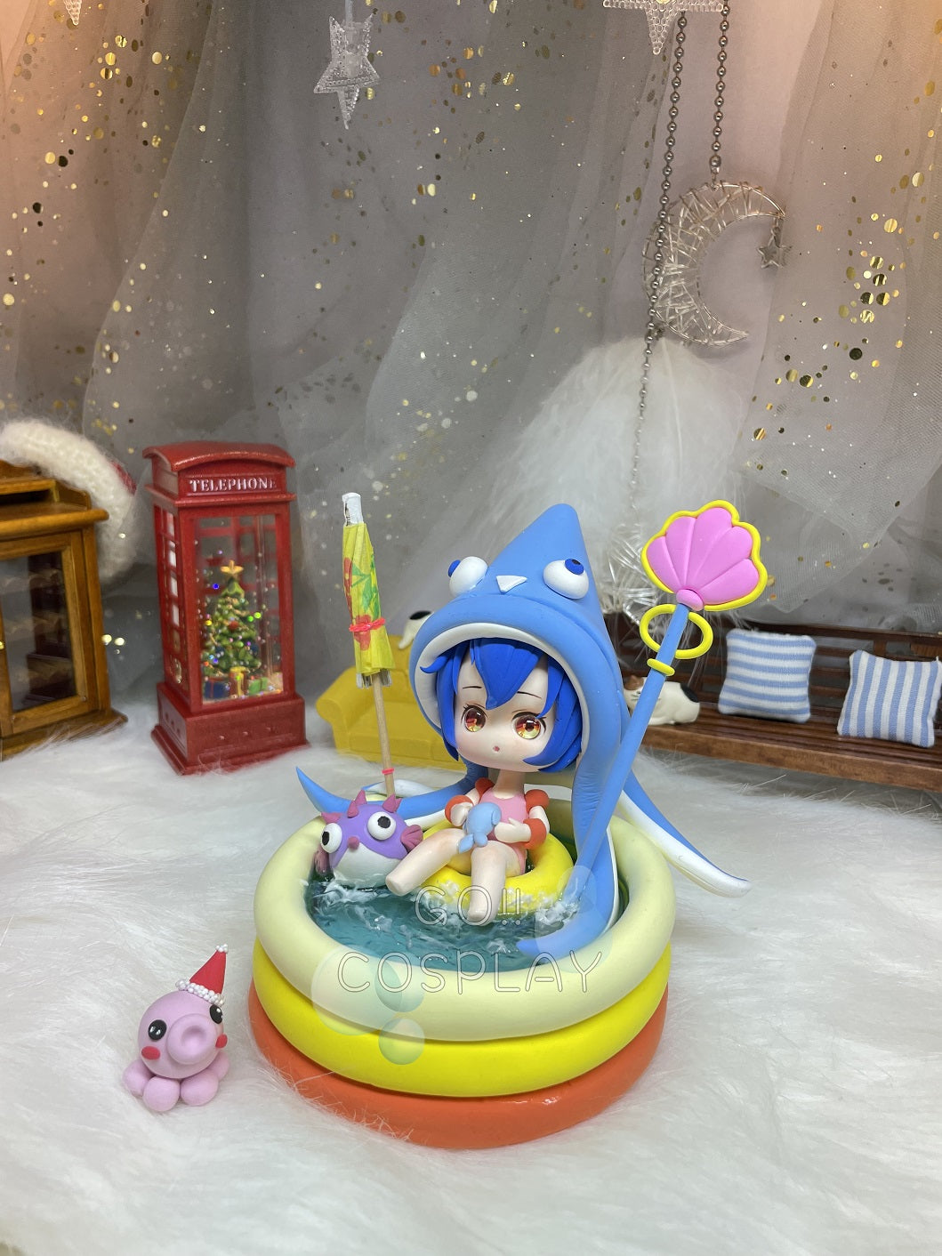 Pool Party Lulu Clay Chibi Figure Buy