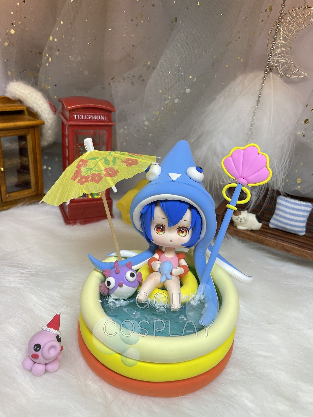 Pool Party Lulu Chibi Figure