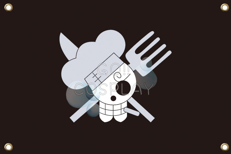 Sanji Personal Jolly Roger Flag for Sale