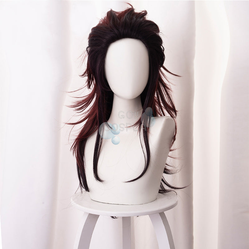 Tanjiro Genderbend Cosplay Wig for Sale