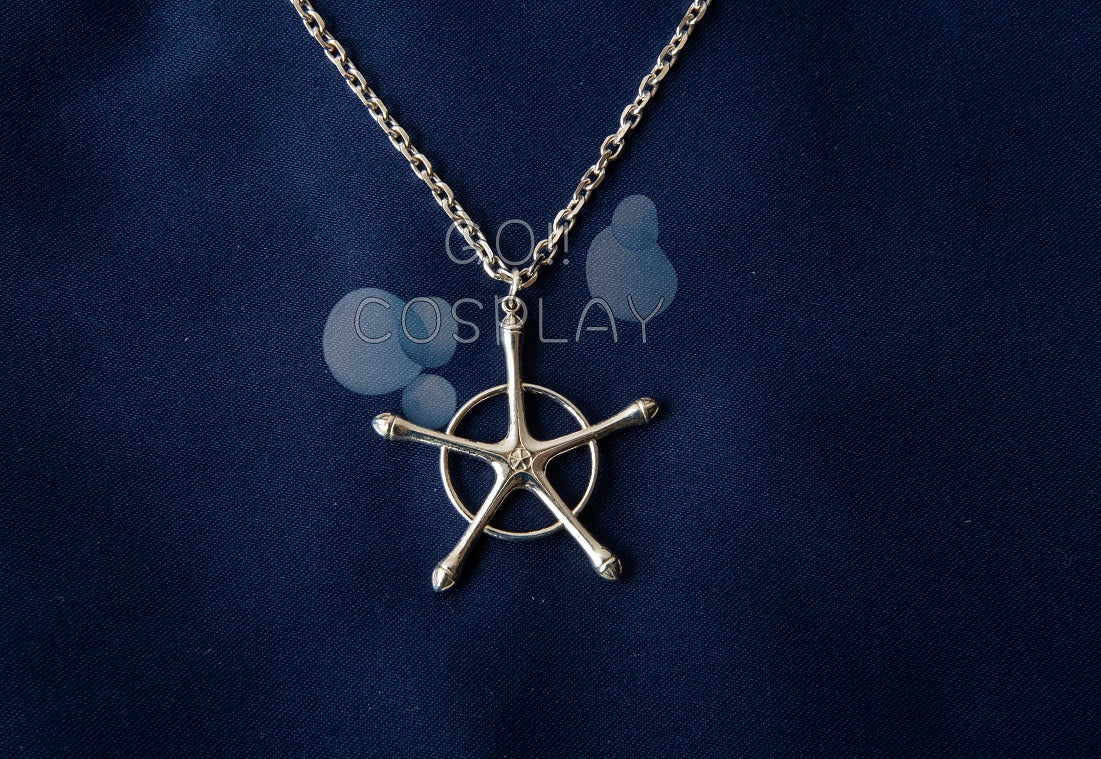 Uryu Pentacle Cross Ginrei Kojaku Bracelet Bleach Cosplay Accessory