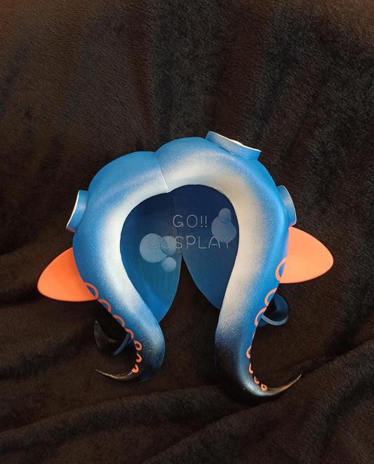 Splatoon Cosplay Blue Octoling Hair