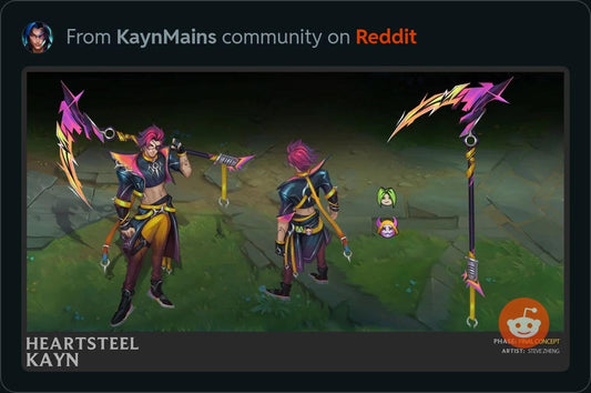 Heartsteel Kayn Cosplay Scythe for Sale