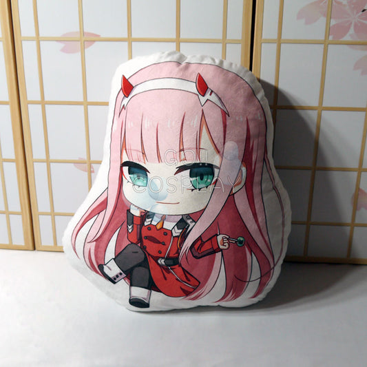 002 Zero Two Plush Cuddle Pillow