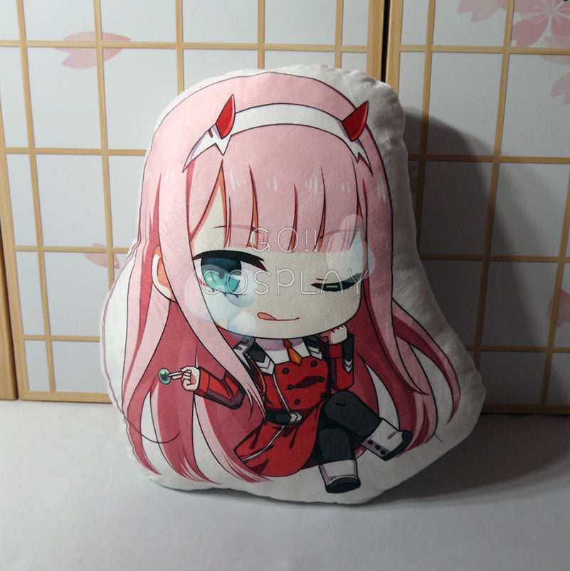 002 Zero Two Plush Cuddle Pillow DARLING in the FRANXX