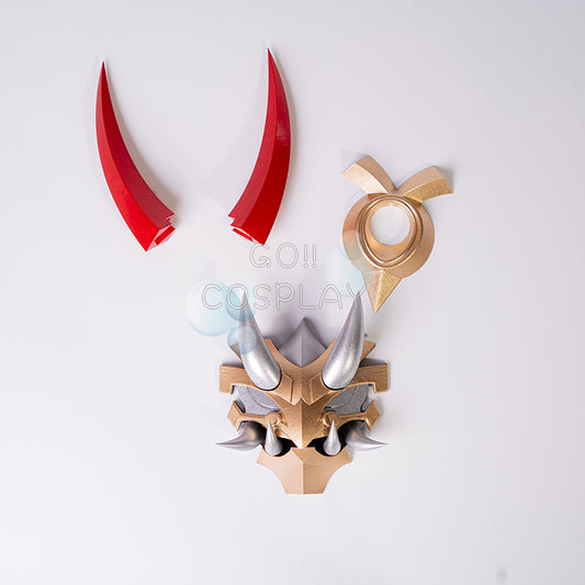 Genshin Impact Arataki Itto Horns Belt Buckle Cosplay Accessories