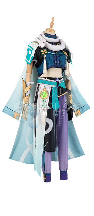 Baizhu Costume Genshin Impact Cosplay for Sale