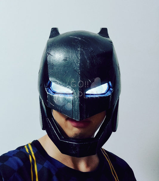 Batman Armored Batsuit Helmet from BVS Dawn Of Justice Cosplay
