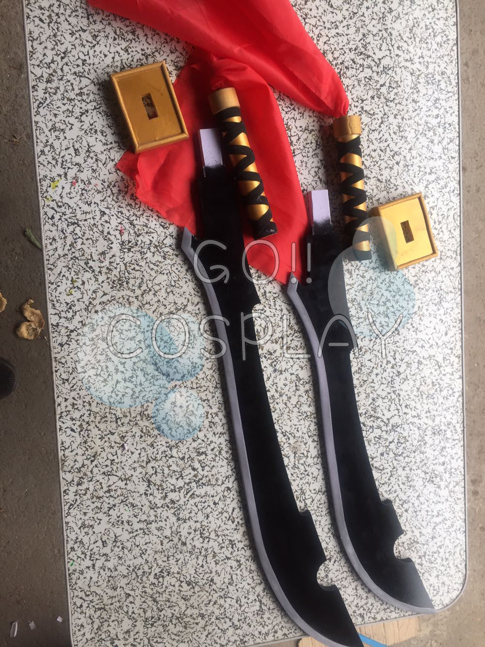 Bleach Shunsui Kyouraku Zanpakuto Katen Kyokotsu Replica Swords