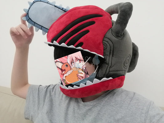 Chainsaw Man Plush Hat Helmet Buy