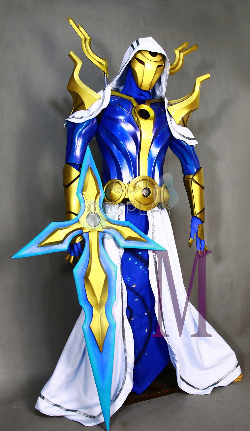 LOL Cosmic Reaver Kassadin Cosplay Costume Armor