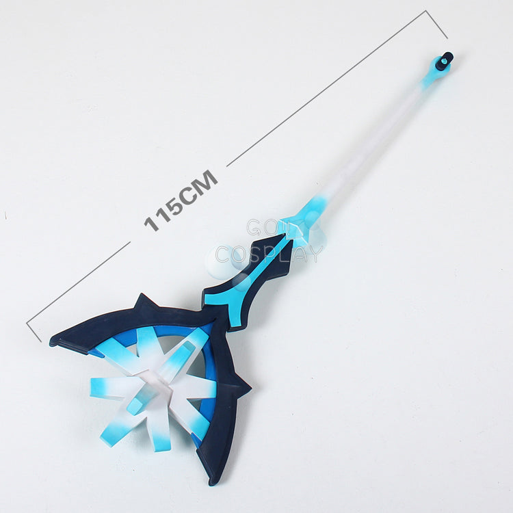 Cryo Abyss Mage Staff Replica Genshin Impact Cosplay