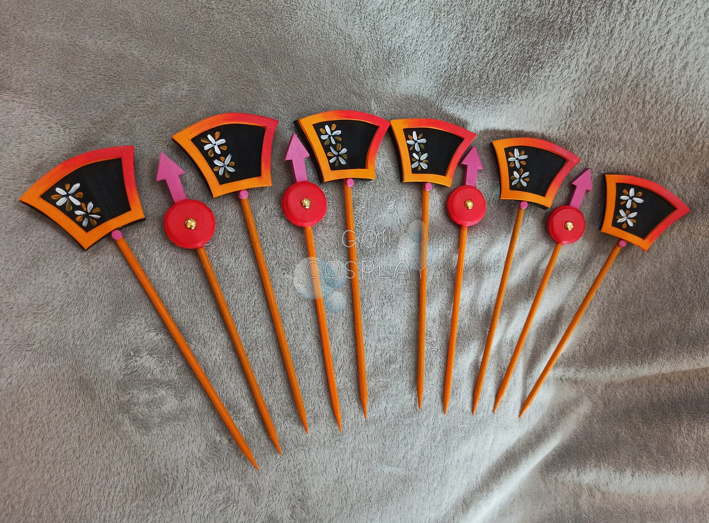 Daki Demon Slayer Cosplay Hairpins