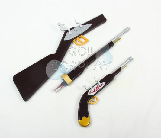 Date A Live Kurumi Tokisaki Flintlock Pistol Musket Replica Props