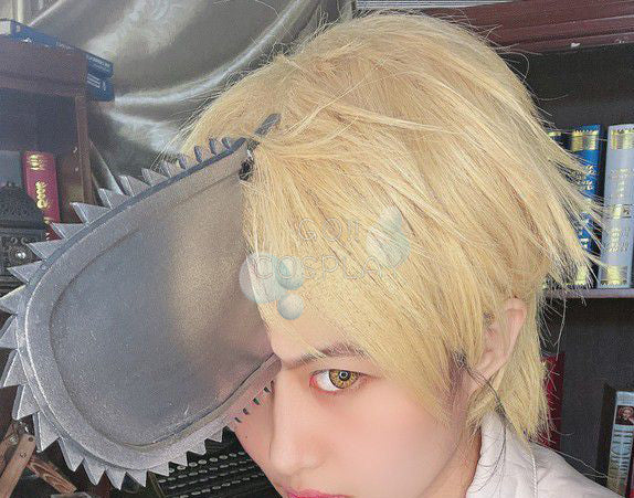 Denji Hybrid Form Cosplay Partially Chainsaw Blade Head Accessory for Sale