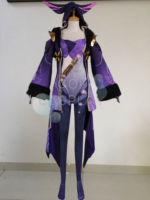 Fatui Electro Cicin Mage Costume Genshin Impact Cosplay