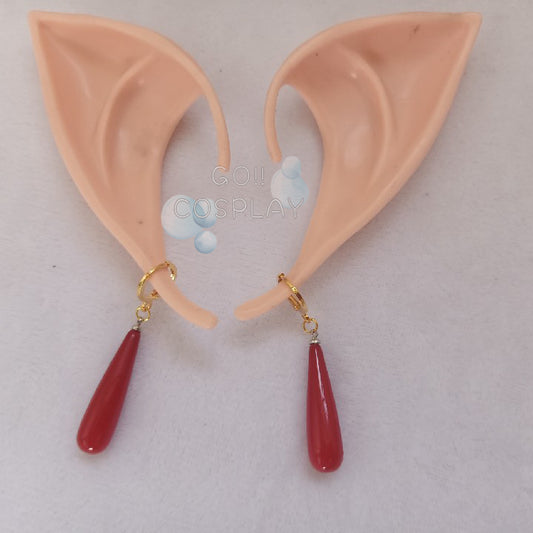 Frieren Elf Ears with Earrings Cosplay Buy