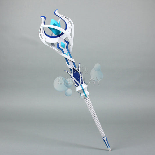 Genshin Impact Hydro Abyss Mage Staff Replica Prop