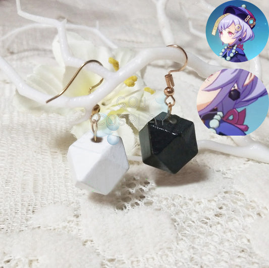 Genshin Impact Qiqi Earrings Cosplay Accessory