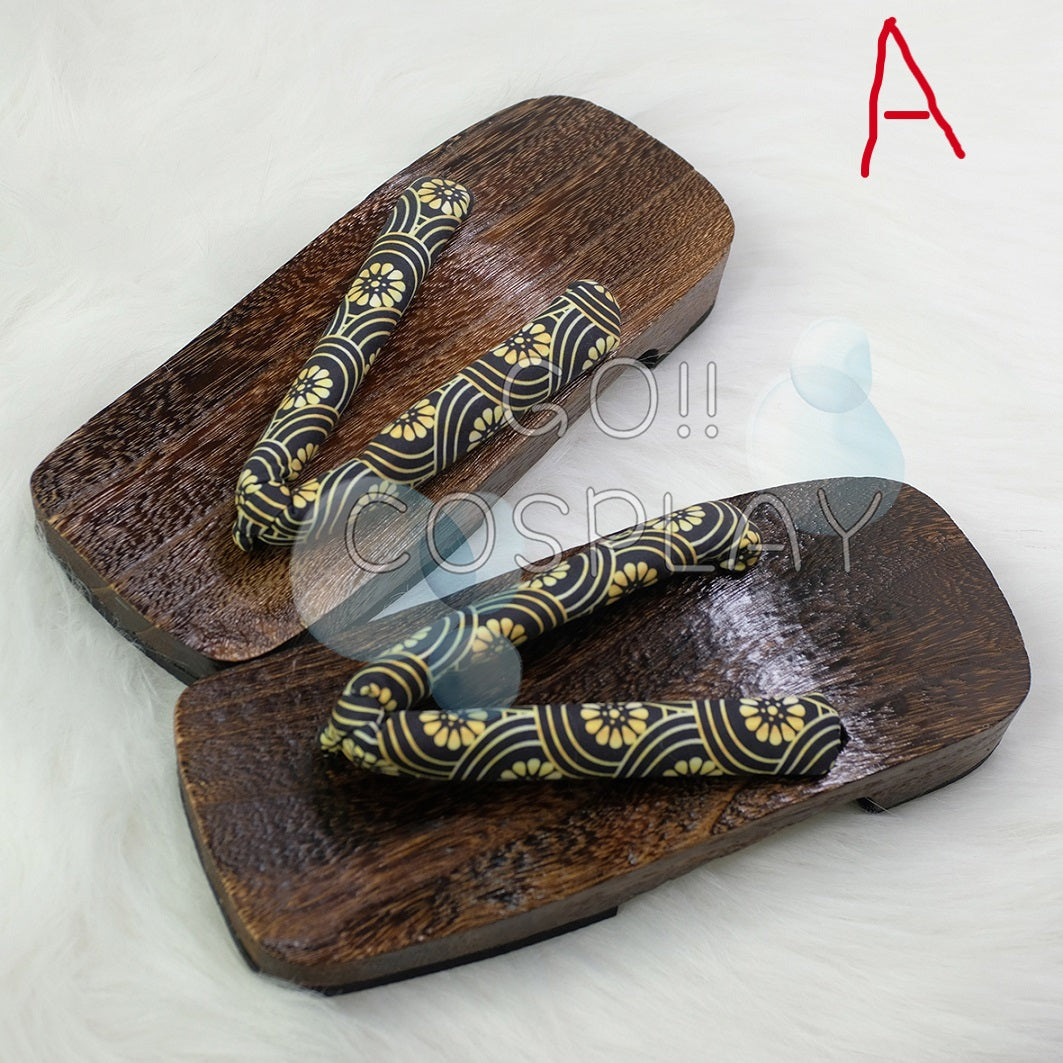 Japanese Wooden Geta Slippers Sandals Cosplay Buy