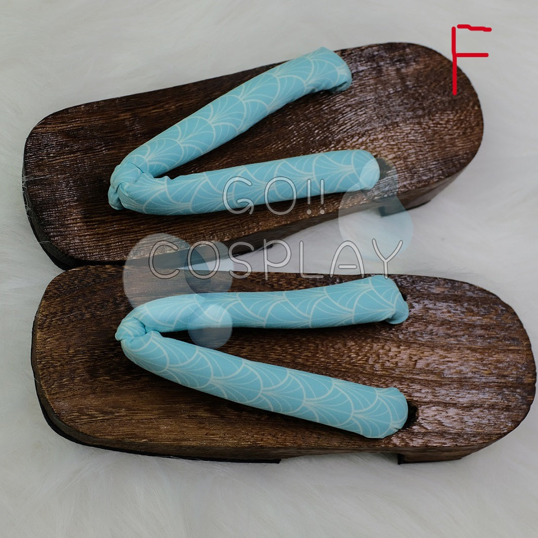 Japanese Wooden Geta Sandals Cosplay for Sale