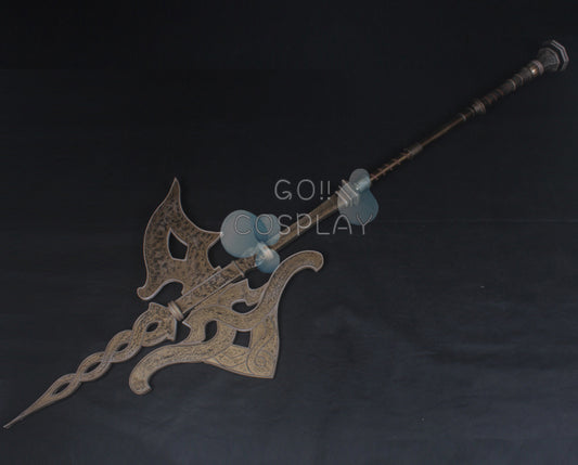 Golden Halberd Replica Prop Elden Ring Cosplay