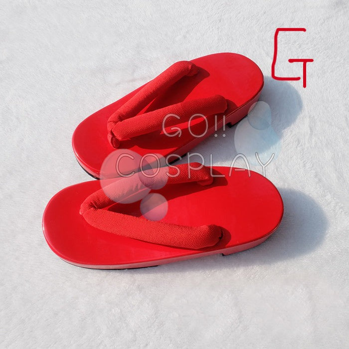 Japanese Wooden Geta Slippers Cosplay for Sale