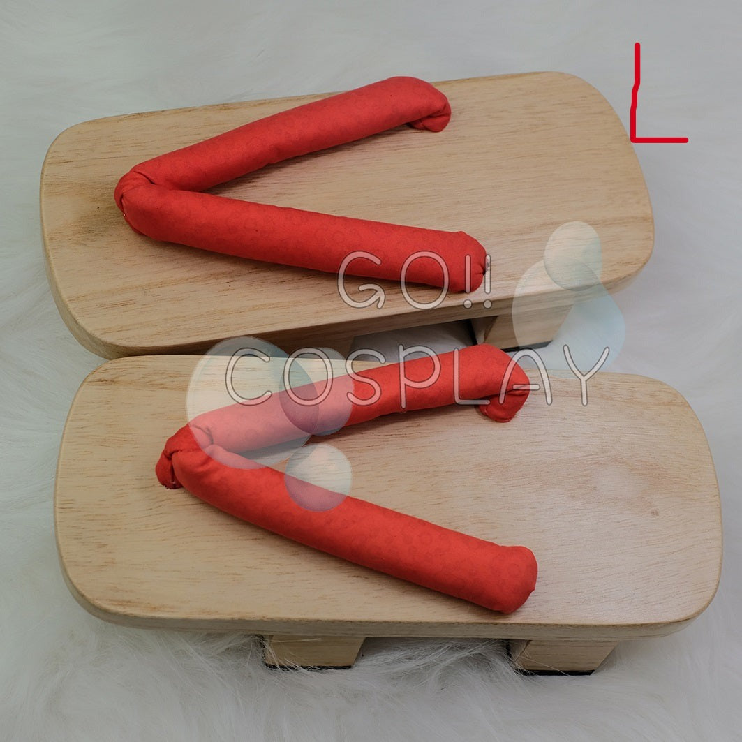 Japanese Wooden Geta Shoes Cosplay