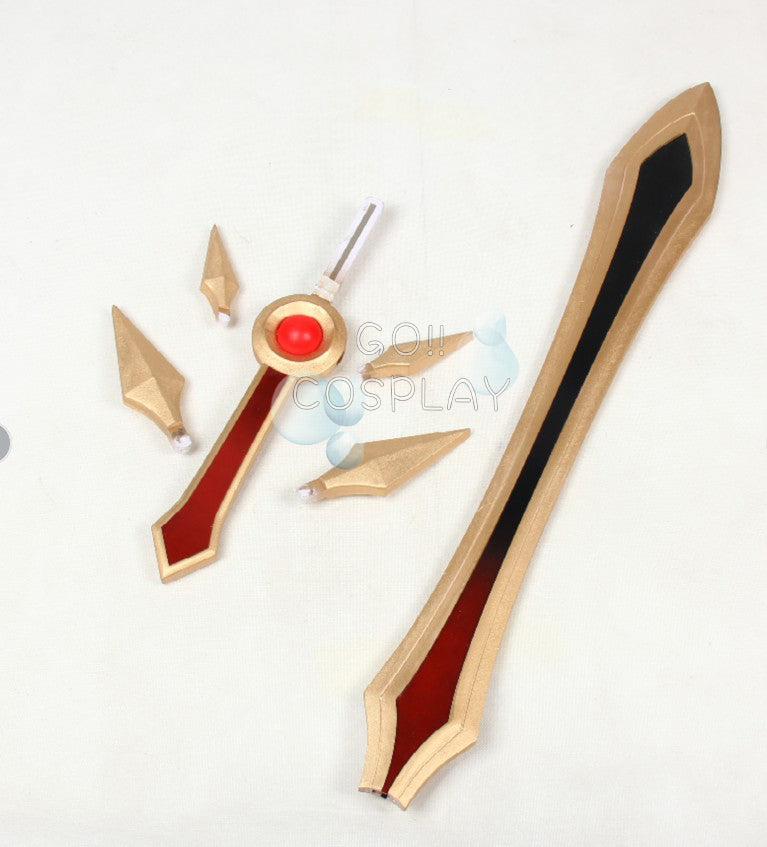 LOL Leona Zenith Blade Cosplay Replica Sword