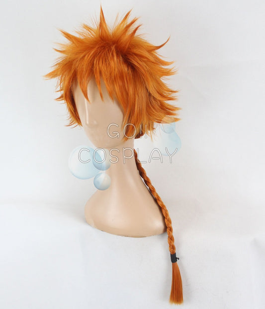 Leopold Vermillion Wig Black Clover Cosplay