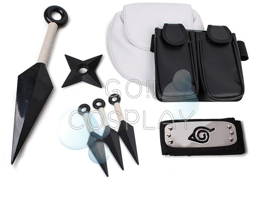 Naruto Shuriken Holster Shinobi Ninja Kunai Shuriken Cosplay Prop