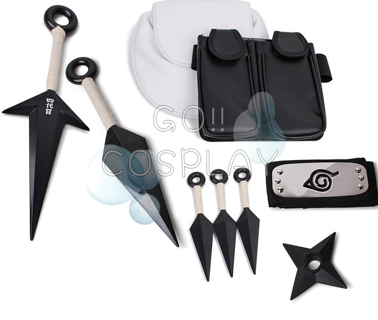 Naruto Shuriken Holster Shinobi Ninja Kunai Shuriken Cosplay Prop